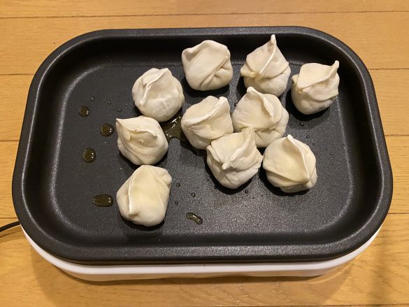 餃子も焼けちゃった！1