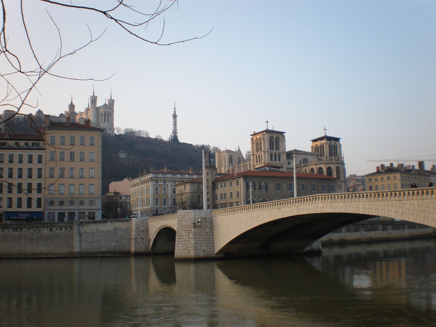 フランス・語学学校近くの道