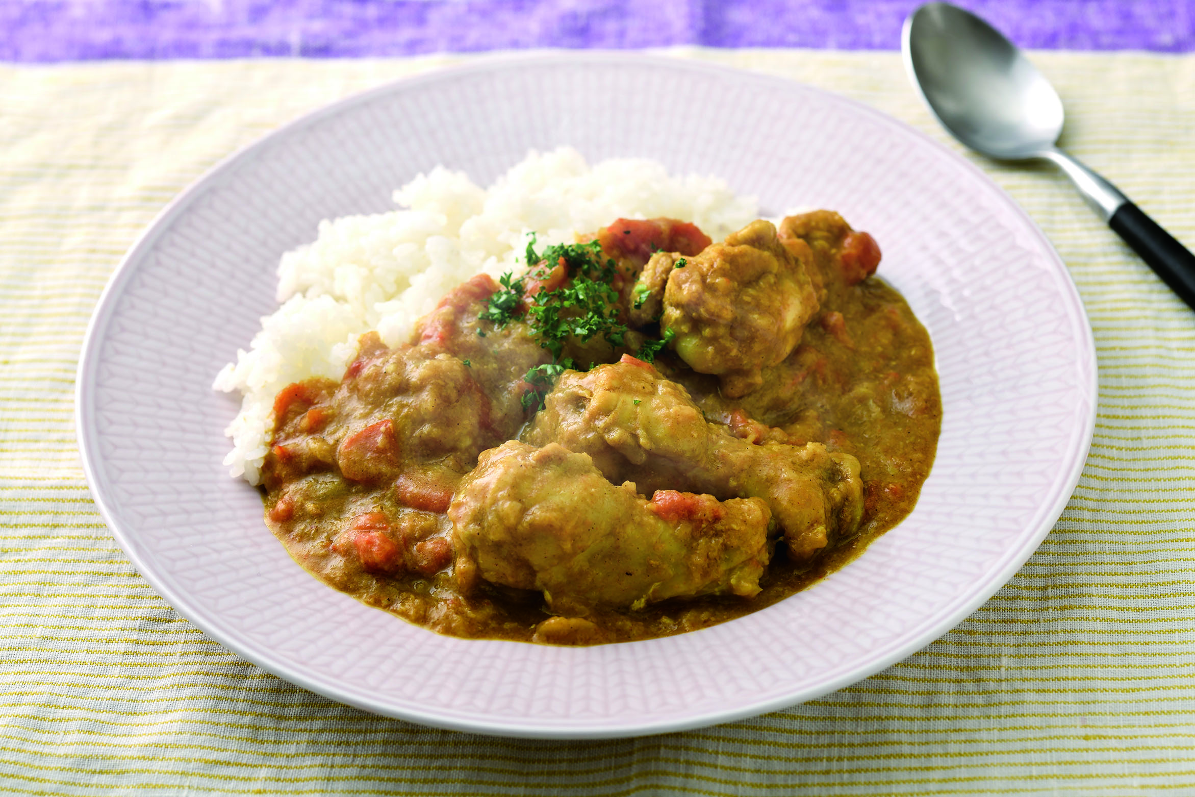 砂糖の代わりに糀甘酒を使ったなめらかチキンカレー