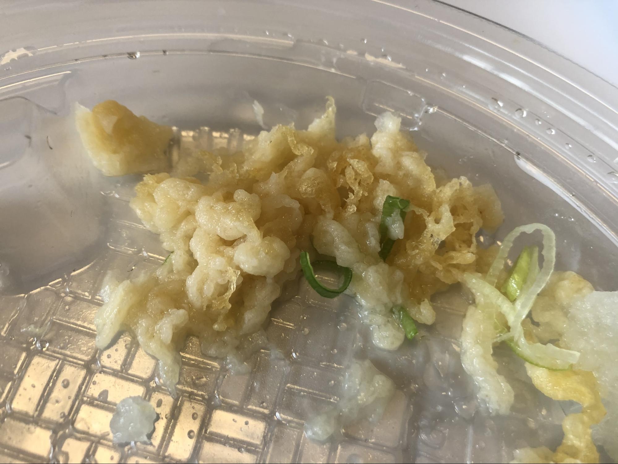 うどんに入れる前からシナシナ