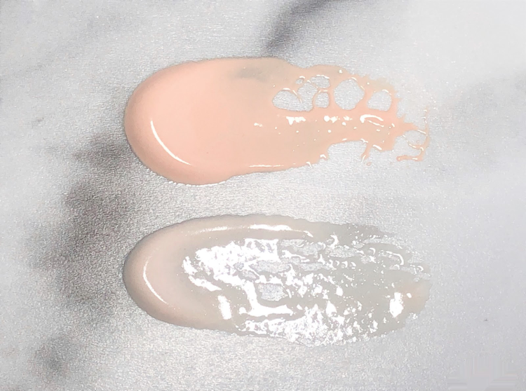 上はトーンアップ効果のある「バランシング おしろいミルクC」