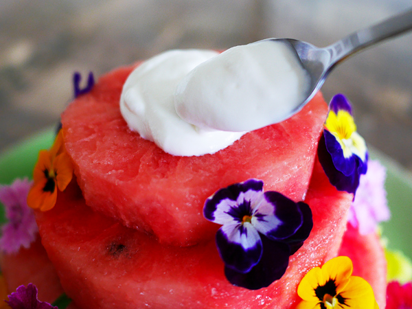 最上段にギリシャヨーグルトを乗せる