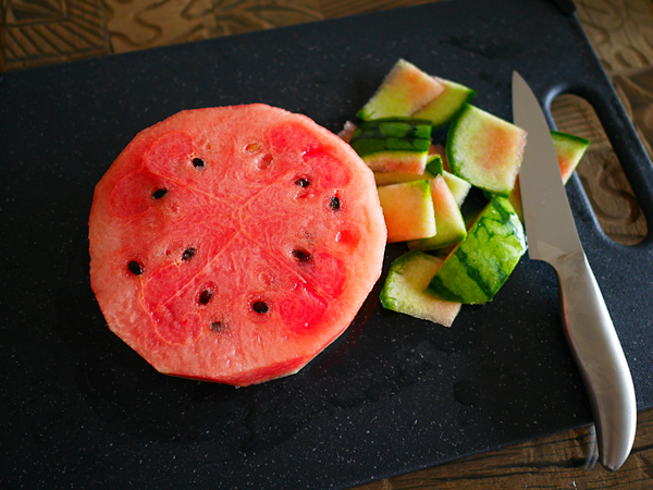 まずはスイカの土台を作る2