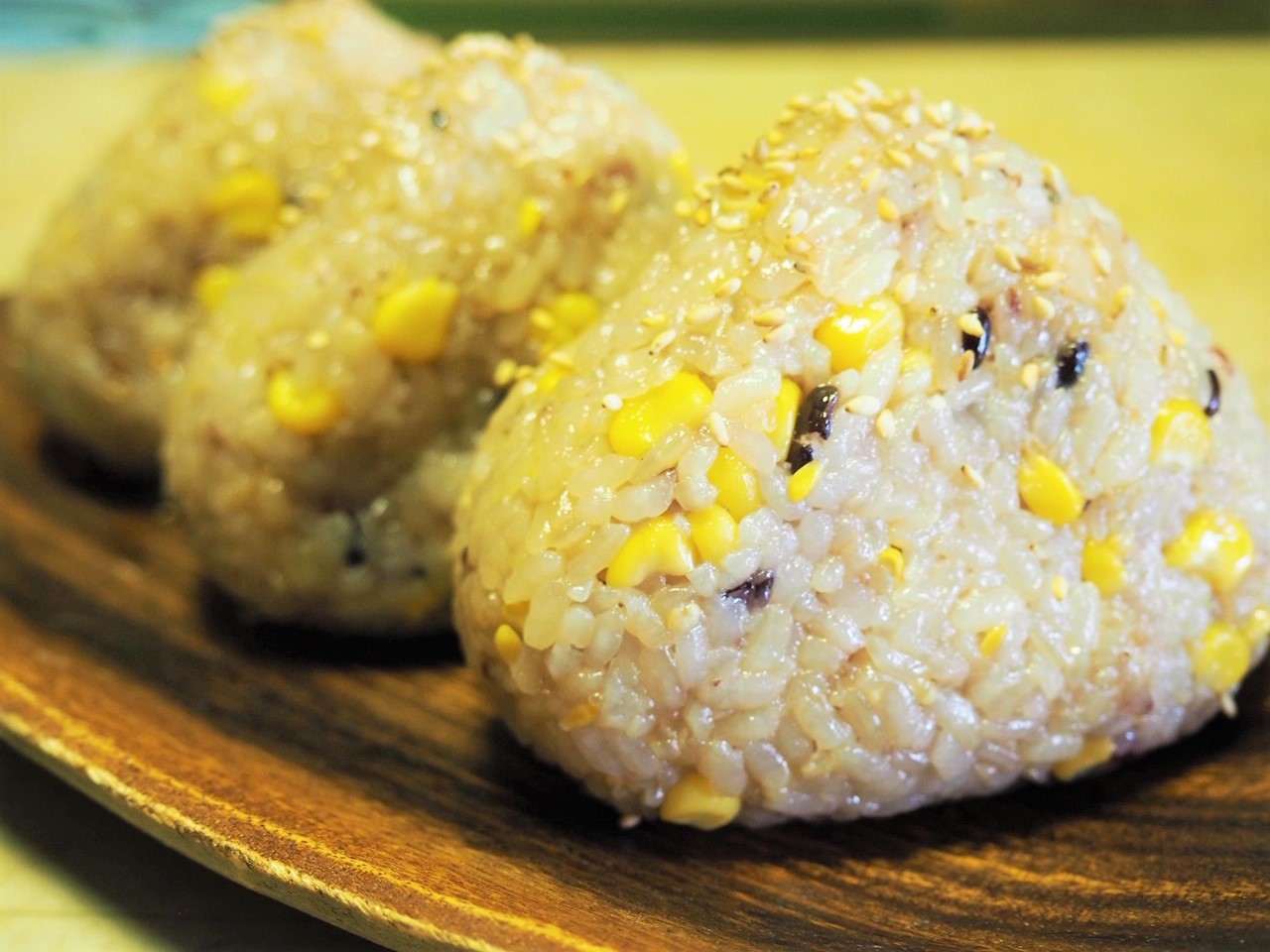 アレンジ1：バター醤油とうもろこしご飯