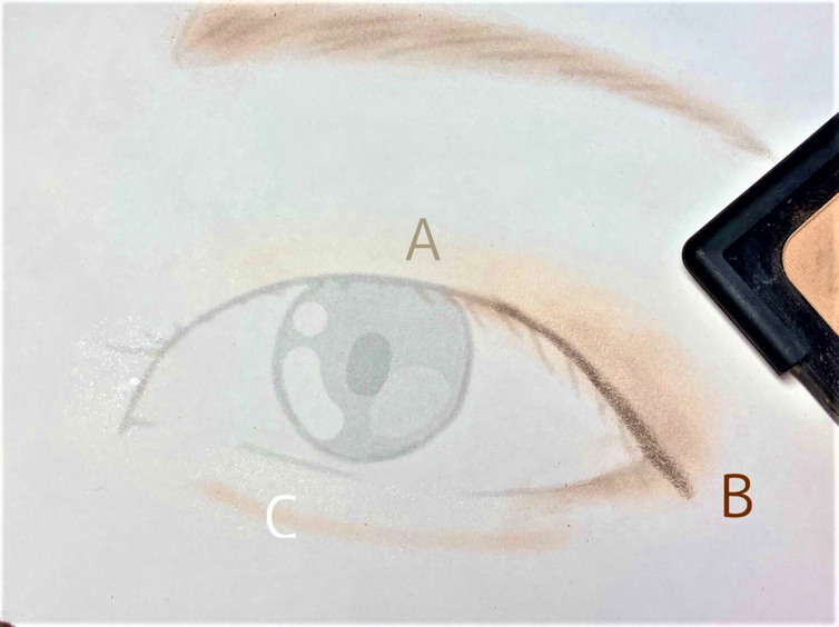 重のブラウン系メイク