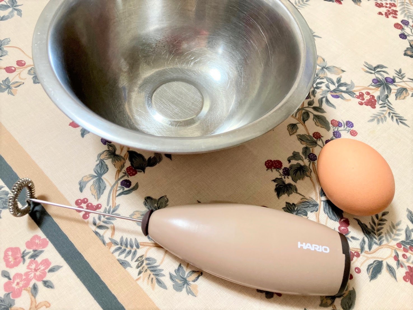 アレンジ1：メレンゲのふわふわ卵がけご飯