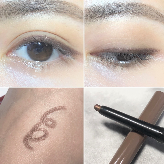 ゴールドパールが輝く赤みブラウンジェルライナー