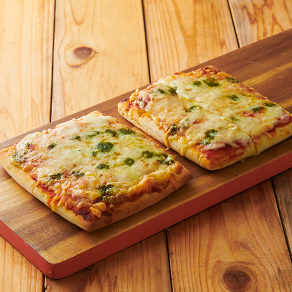 シャトレーゼ【糖質83％カットのピザ マルゲリータ 2枚入】