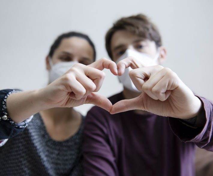 コロナカップル、マスク夫婦