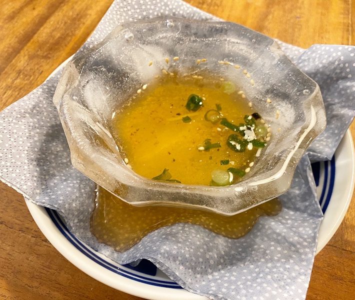 汁物を入れると溶ける速度が速く、あまり長持ちしない