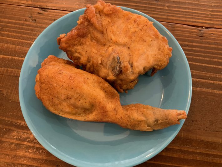 冷凍から再現したケンタッキーフライドチキン