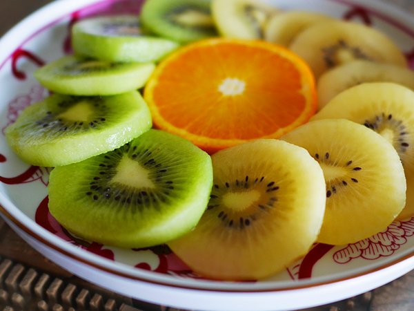 オレンジ、キウイ