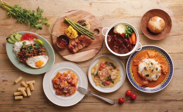 平日の晩ごはん