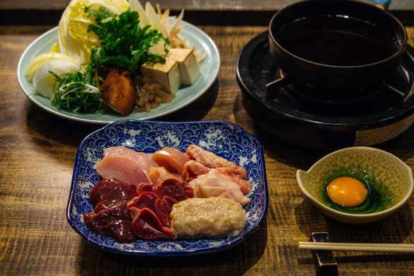 ゆるり屋「鉄鍋　鶏すき鍋」