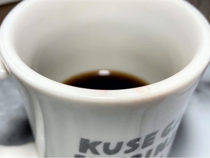 マグカップにはうっすらと