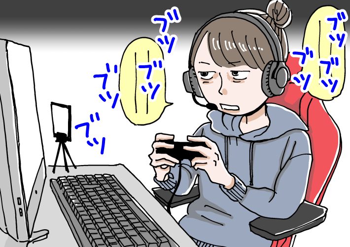 ゲーム実況にハマり、数十万円の機材を揃える