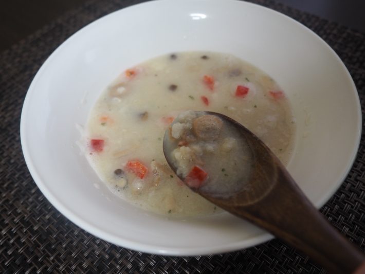 チーズ好きには「マッシュルームのチーズリゾット」2