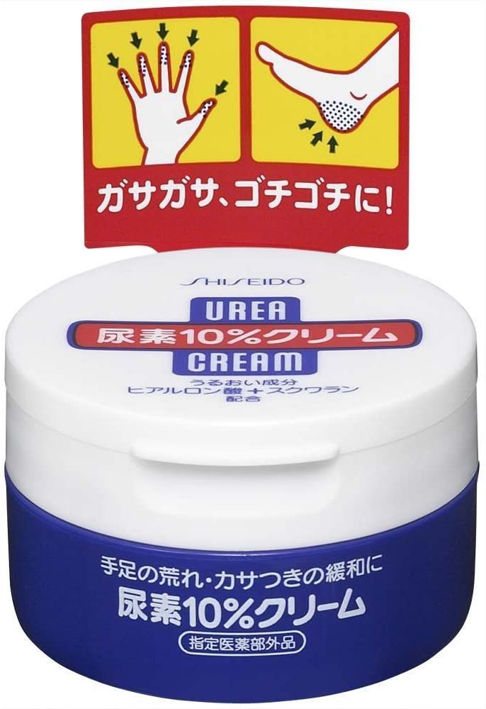 尿素10％クリーム ジャータイプ 100g（資生堂）／税込み1090円（Amazon価格）