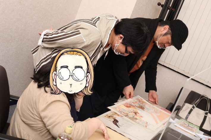 少女マンガ研究家・小田真琴さん、マンガ家・松苗あけみ先生、マンガ家・きたがわ翔先生。