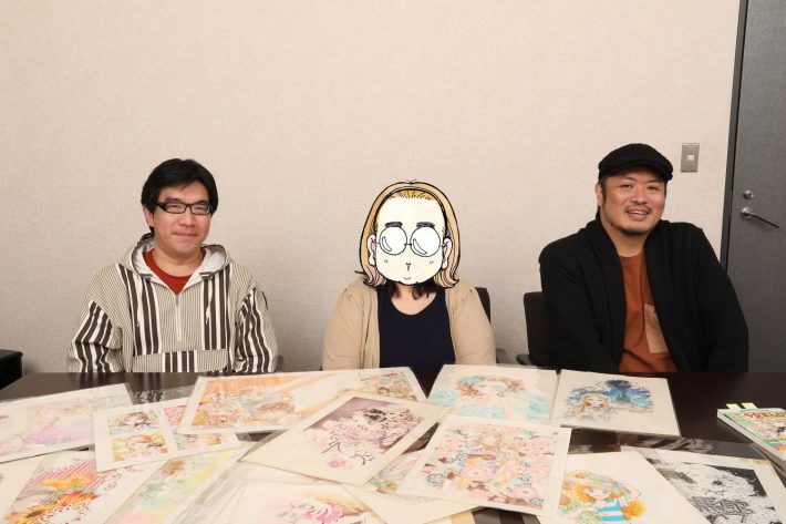 左から、少女マンガ研究家・小田真琴さん、マンガ家・松苗あけみ先生、マンガ家・きたがわ翔先生。