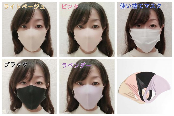 小顔シルエットマスク