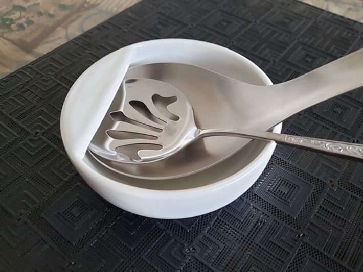 無印良品キッチンツール　お玉おき