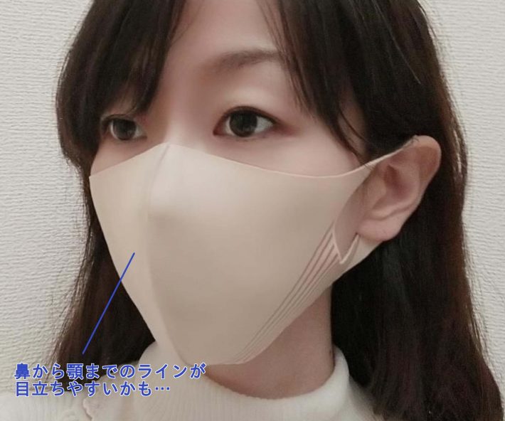 小顔シルエットマスク