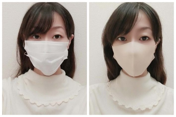 小顔シルエットマスク