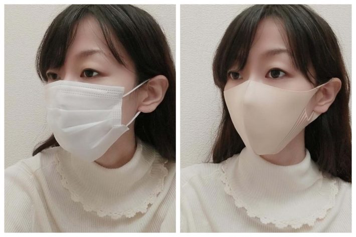 小顔シルエットマスク