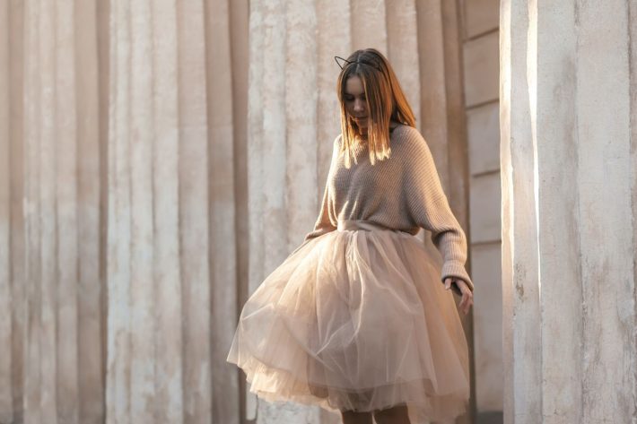 チュールワンピースやチュールスカートはチープになることも