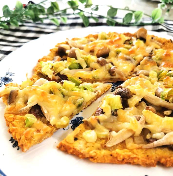 オートミールのピザ