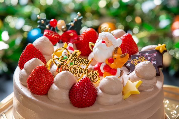 クリスマスケーキは毎年ホールで