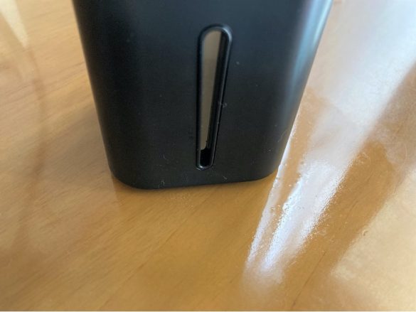 卓上から7センチ以上高い場所で加湿