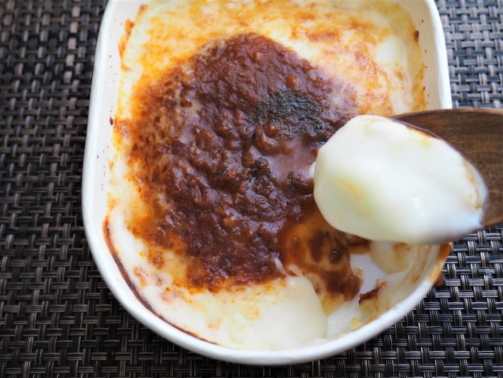 ライスはブイヨンで炊いている