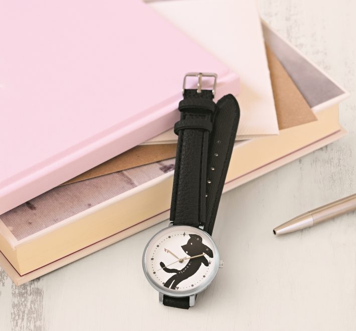 クックパッド プラス 2021年冬号の特別付録『ツモリチサト　キラネコの腕時計（電池つき）』