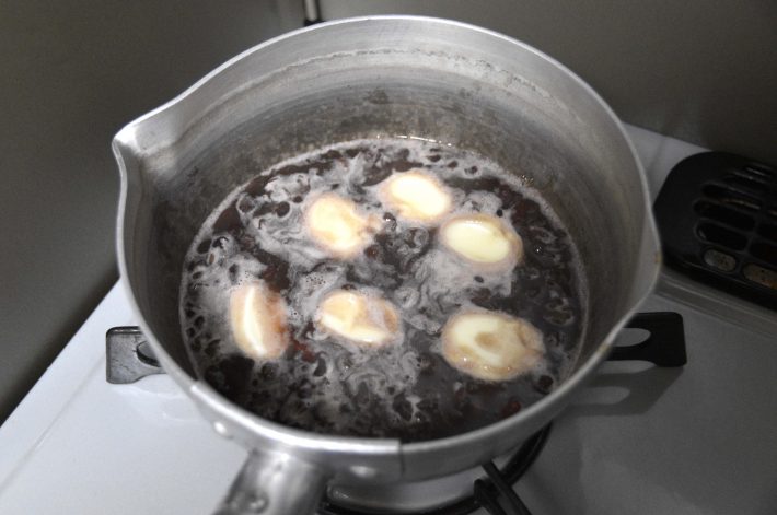 中までチーズがトロっとしてきたら、盛り付けて完成！