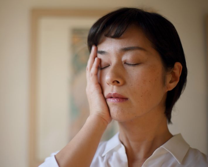 顔が老けている