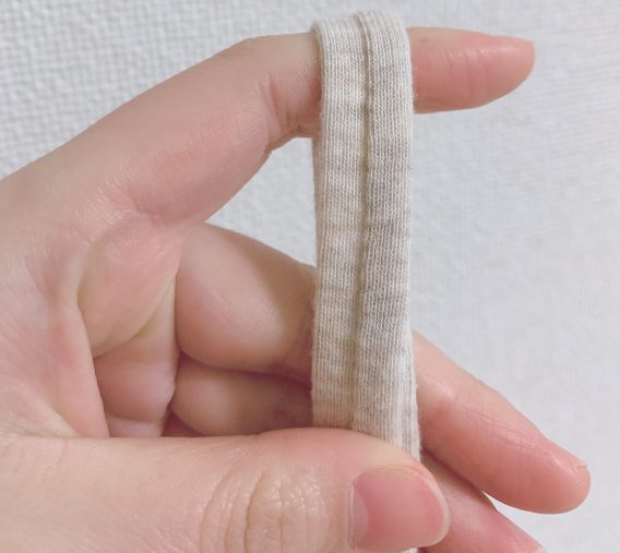 無印良品　脇に縫い目のないフライス編みブラジャー