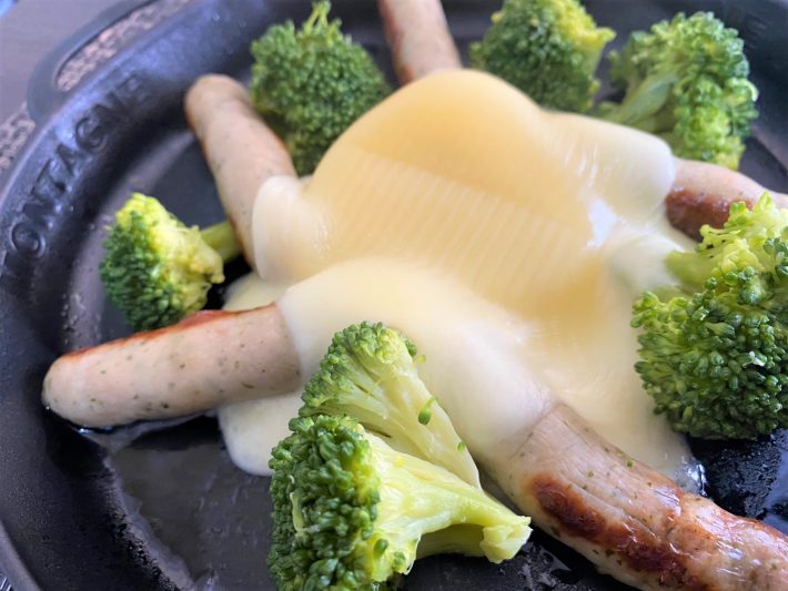 温めている最中からチーズのい～い香り