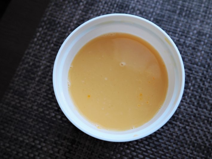 混ぜ方が雑だったのにしっかりとこせている