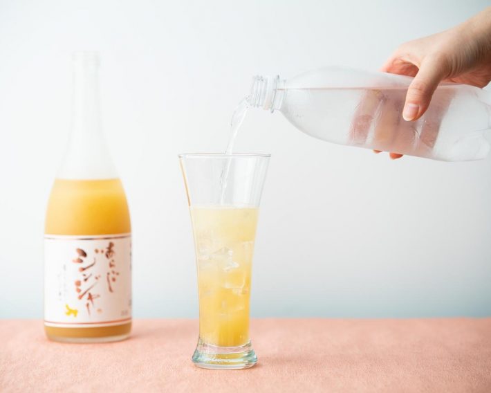 あらごしジンジャー　ソーダ割り