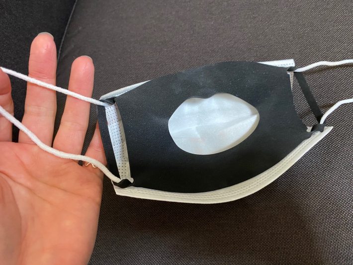 口紅はほぼついていませんでした