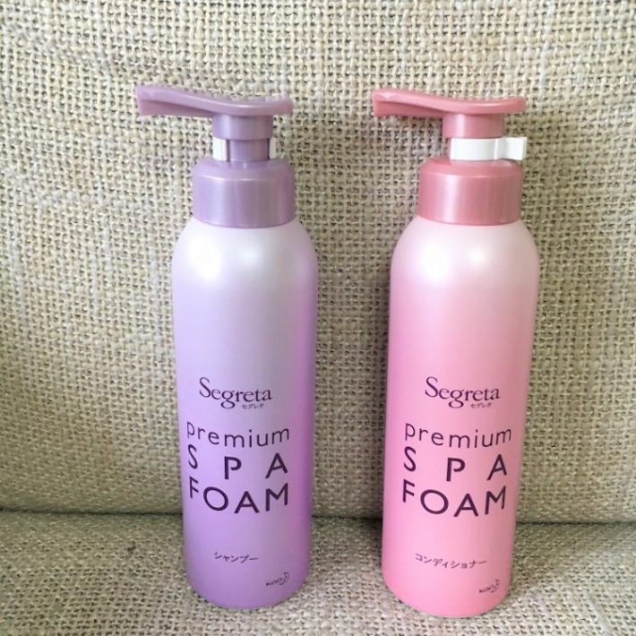 セグレタ「プレミアムスパフォーム シャンプー＆コンディショナー」（花王株式会社）