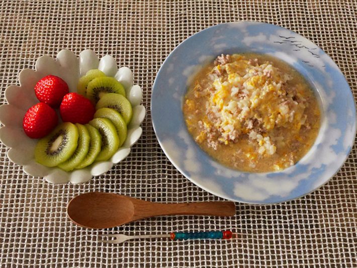 在宅ワークの朝ごはん