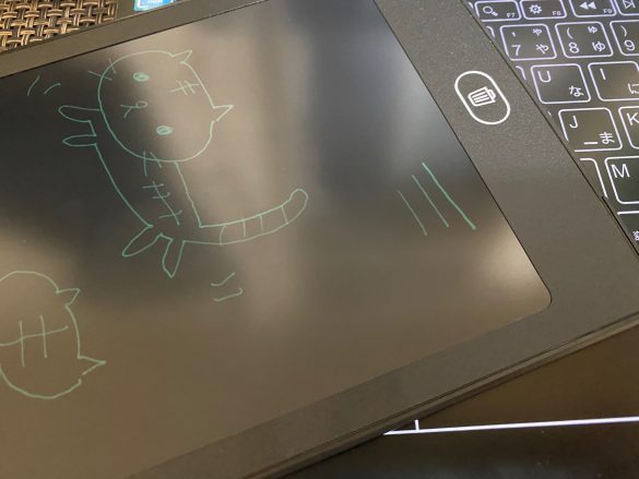 筆圧で筆記の濃さが変わるらしい