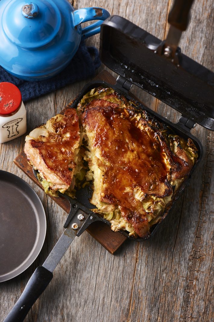 豚とキャベツのミルフィーユ焼き