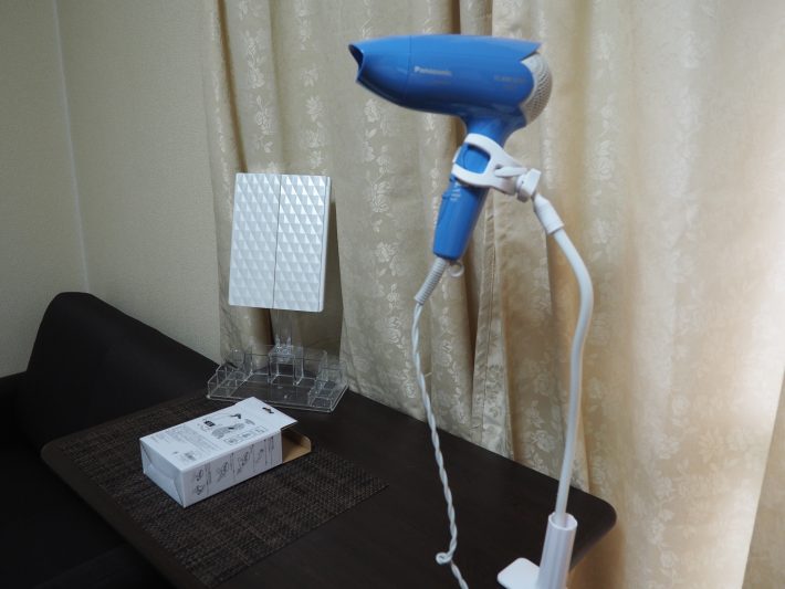 「ヘアドライヤークリップ」安定感はかなりある