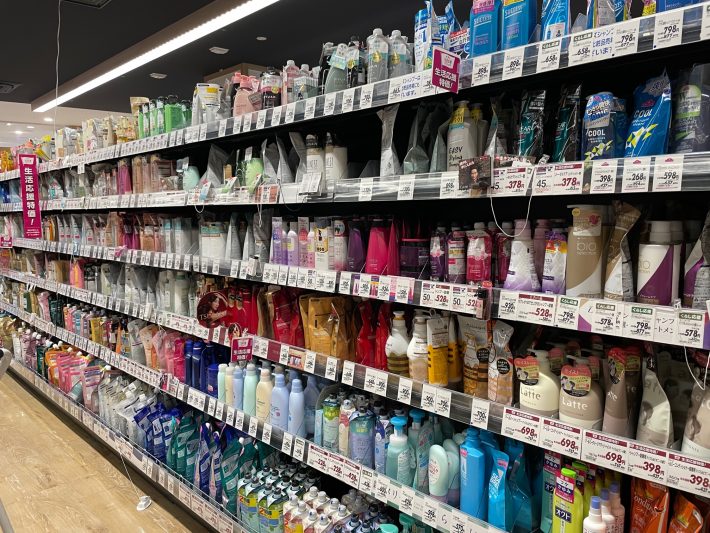 シャンプー売り場