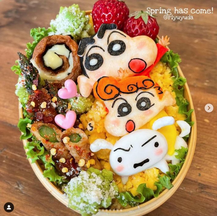 2021年3月に作った『クレヨンしんちゃん』のキャラ弁