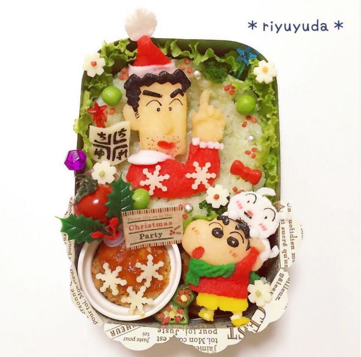 2015年12月に作った『クレヨンしんちゃん』のキャラ弁